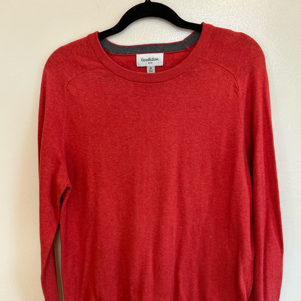 Red good fellow sweater